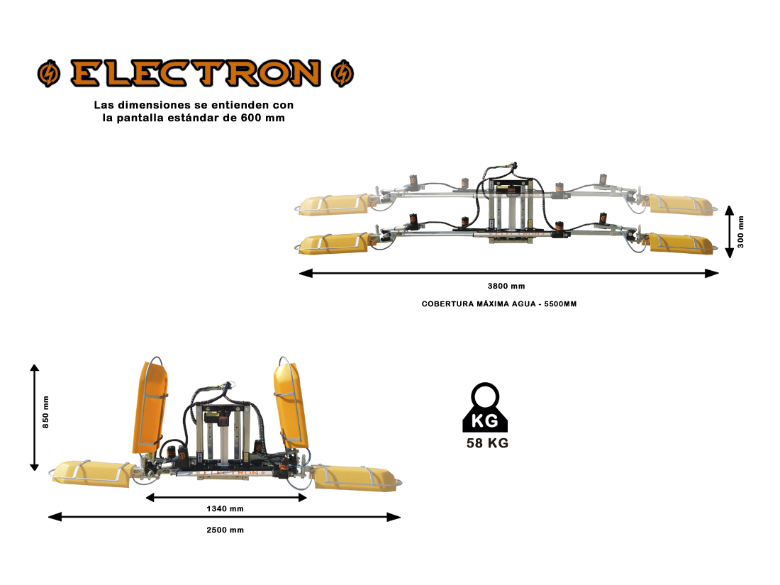 Braç d'herbicida doble Electron